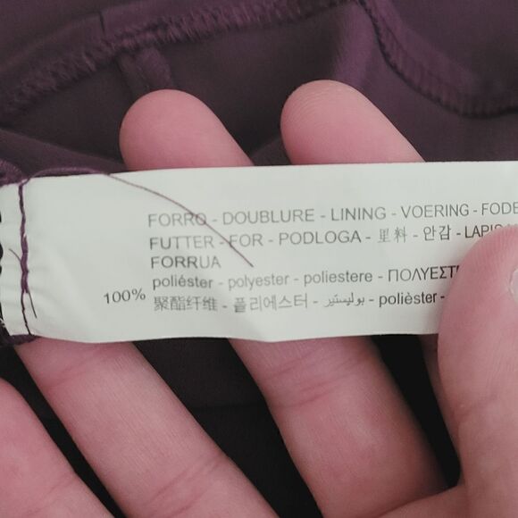 New Zara Belted Skort in Purple Size Medium - Picture 9 of 10